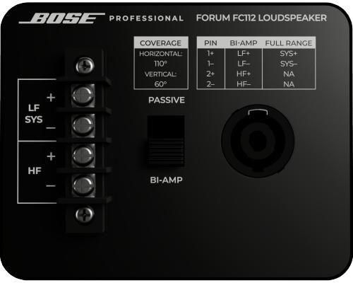 BOSE（ボーズ）Forum FC112 12インチ フルレンジ同軸ポイント
