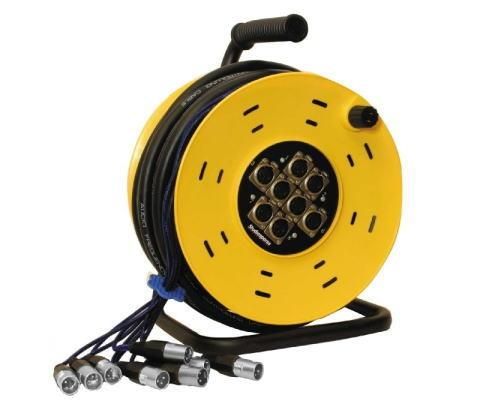 Kyoritsu AI502-25Mドラム式8CHマルチケーブル(約25m） ドラム式】8CH/25mマルチ！便利機材！マルチケーブル AI0502-2