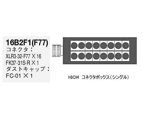 付属品付きカナレコネクタボックス CANARE カナレ 8ch コネクタボックス 8J12N12 NTA0054
