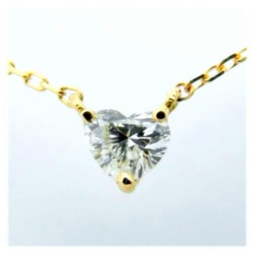 ハートシェイプダイヤモンドネックレス K18 D 0 14ct ハートシェイプダイヤモンドネックレス K18 D 0 14ct