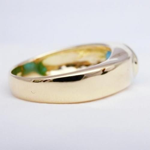 K18YG パライバトルマリンリング 1.34ct