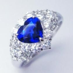 Pt900 ֥롼ե ɥ S 1.37ct D 0.93ct