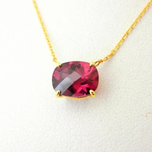 【豪華2連/最強品質】ルビー&ガーネット…他＊約53cm＊　天然石ネックレス ガーネット PTネックレス(1月誕生石) | 京セラジュエリー