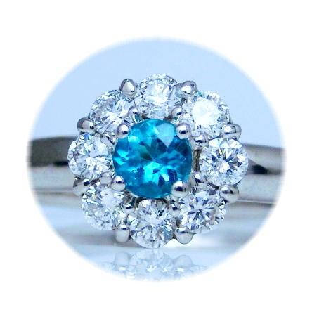 新品 パライバトルマリン アウイナイト ダイヤモンド リング Pt900 楽天市場】pt900 パライバトルマリン＆アウイナイト