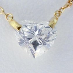 K18YG C-LINE ϡȥץɥͥå쥹 D 0.85ct I-SI2 иդ