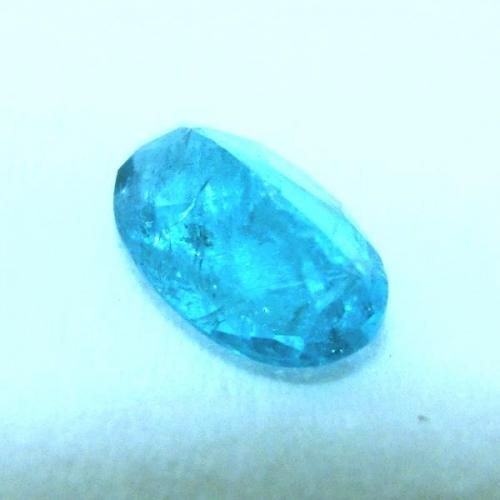 ブラジル バターリア産 ネオンブルー パライバトルマリンルース Pa 0 28ct 中央宝石研究所鑑別 分析書付