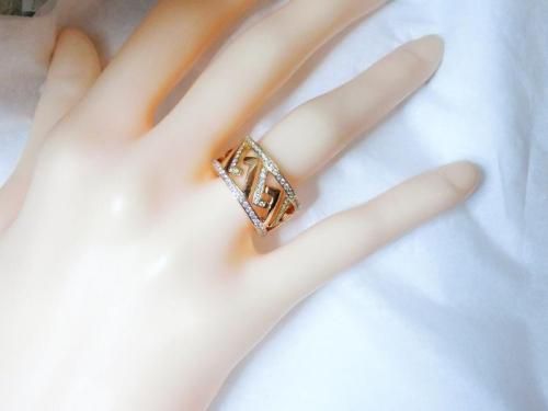 K18YG C-LINE 知恵の輪 ダイヤモンドエタニティリング D 0.86ct