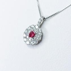 Pt900 åɥ٥ ɥͥå쥹 BIX 0.05ct D 0.24ct 45cmи̽