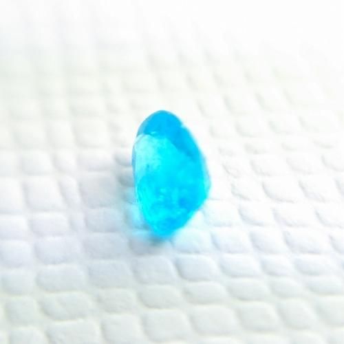 ブラジル産パライバトルマリンルース PA0.093ct 中央宝石研究所