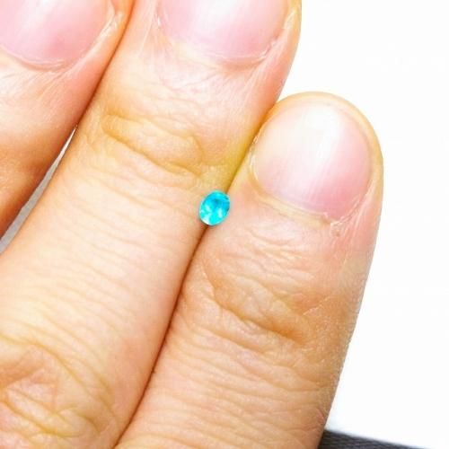 ブラジル産パライバトルマリンルース PA0.093ct 中央宝石研究所 ブラジル産パライバトルマリンルース PA0.093ct 中央宝石研究所