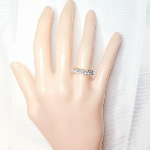 K18WG/YG C-LINE ダイヤモンドティアラリング D 0.69ct K18WG/YG C-LINE ダイヤモンドティアラリング D 0.69ct
