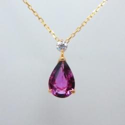 K18YG ѡץ륵ե ɥͥå쥹 SA 1.254ct D 0.07ct