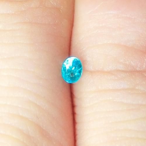 パライバトルマリンルース ブラジル産 PA 0.109ct 中央宝石研究 パライバトルマリンルース ブラジル産 PA 0.109ct 中央宝石研究