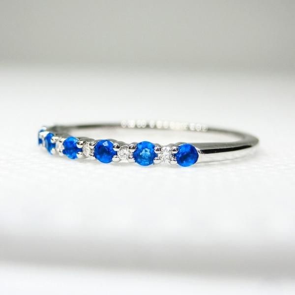 アウイナイト ダイヤモンドハーフエタニティリング HA 0.14ct D