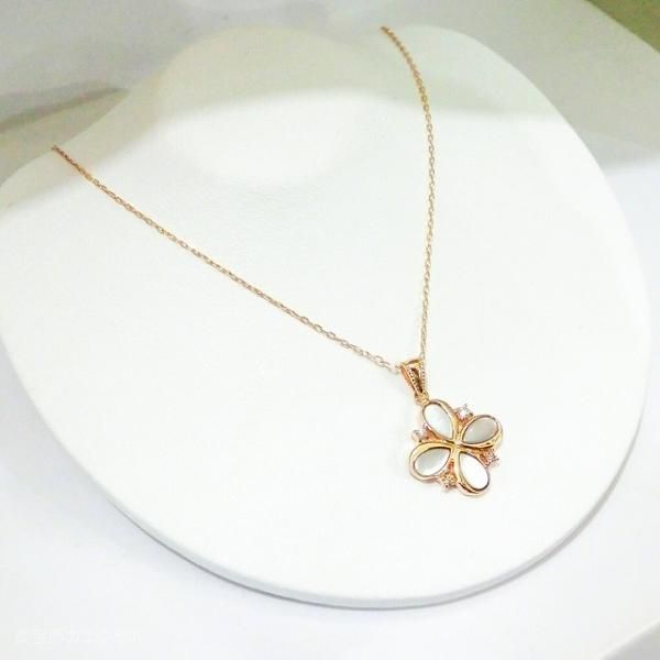マザーオブパール ダイヤモンドネックレス D 0.04ct 45cm K18PG マザーオブパール ダイヤモンドネックレス D 0.04ct 45cm K18PG