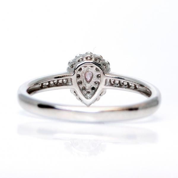 ピンクダイヤモンドリング PD 0.062ct D 0.37ct Fancy-Pink-SI1 ピンクダイヤモンドリング PD 0.062ct D 0.37ct Fancy-Pink-SI1