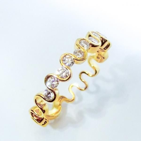 ダイヤモンドリング D 0.43ct K18 C-LINE ダイヤモンドリング D 0.43ct K18 C-LINE