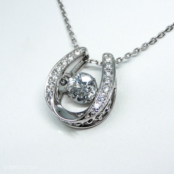 󥷥󥰥ɥͥå쥹 D 1.04ct D 0.14ct F-I1-P 45cm Pt900 и꥽ƥ