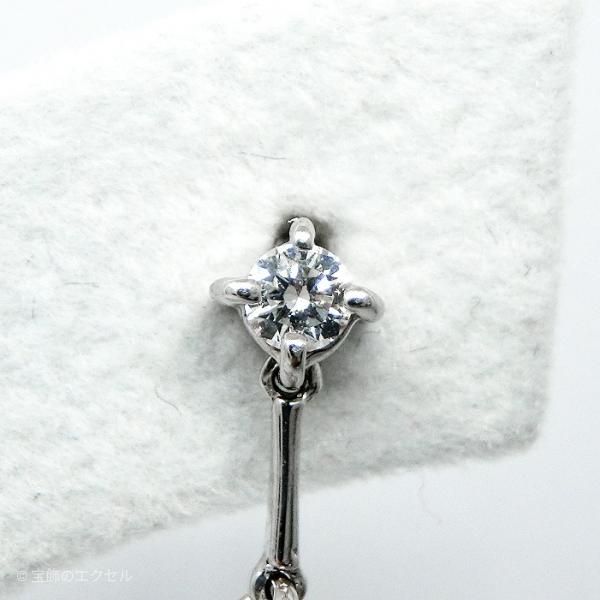 非加熱ルビー ダイヤモンドピアス R 0.655ct R 0.554ct D 0.20ct Pt900日独宝石研究所鑑別書