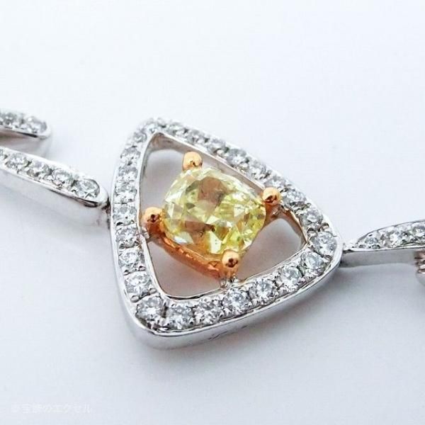 ファンシーイエローダイヤモンドブレスレット D 2.60ct D 1.17ct ファンシーイエローダイヤモンドブレスレット D 2.60ct D 1.17ct