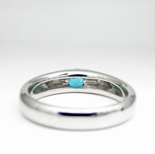 カボションパライバトルマリンリング ブラジル 産 PA 0.655ct Pt900 カボションパライバトルマリンリング ブラジル 産 PA 0.655ct Pt900