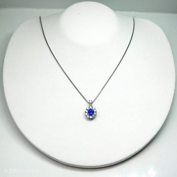 アウイナイト ダイヤモンドネックレス HA 0.08ct D 0.12ct 45cm アウイナイト ダイヤモンドネックレス HA 0.08ct D 0.12ct 45cm