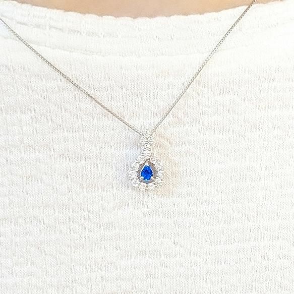 アウイナイト ダイヤモンドネックレス HA 0.08ct D 0.27ct 45cm Pt900 アウイナイト ダイヤモンドネックレス HA 0.08ct D 0.27ct 45cm Pt900