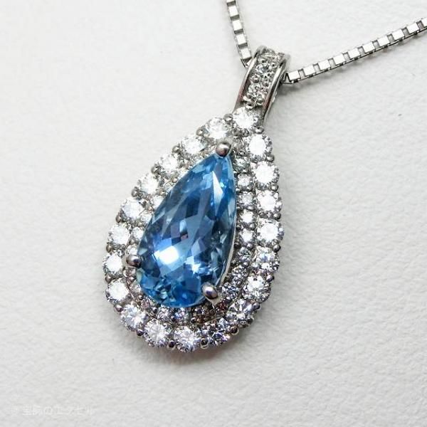 󥿥ޥꥢޥ ɥͥå쥹 AQ 1.653ct D 0.89ct 45cm Pt900