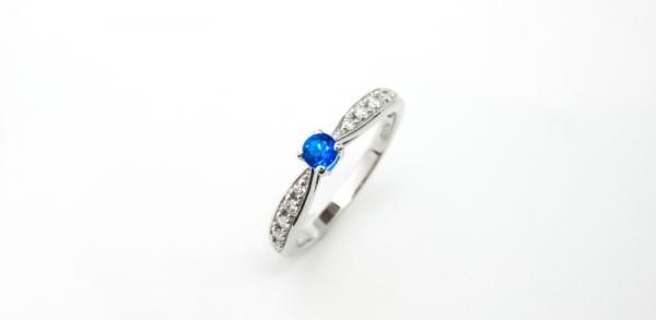 アウイナイト ダイヤモンドリング HA 0.08ct D 0.10ct Pt900 アウイナイト ダイヤモンドリング HA 0.08ct D 0.10ct Pt900