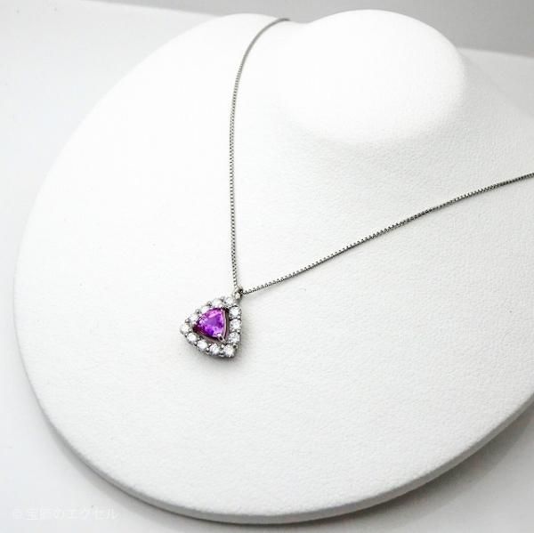 ゾイサイト ダイヤモンドネックレス ZO 0.301ct D 0.29ct 45cm Pt900 ゾイサイト ダイヤモンドネックレス ZO 0.301ct D 0.29ct 45cm Pt900