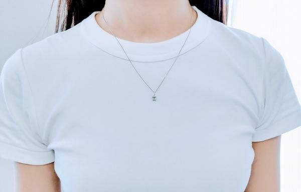 ペアシェイプダイヤモンドネックレス 0.531ct J-SI1 45cm Pt900 ペアシェイプダイヤモンドネックレス 0.531ct J-SI1 45cm Pt900