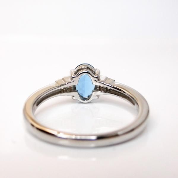 サンタマリアアクアマリン ダイヤモンドリング AQ 0.795ct D サンタマリアアクアマリン ダイヤモンドリング AQ 0.795ct D