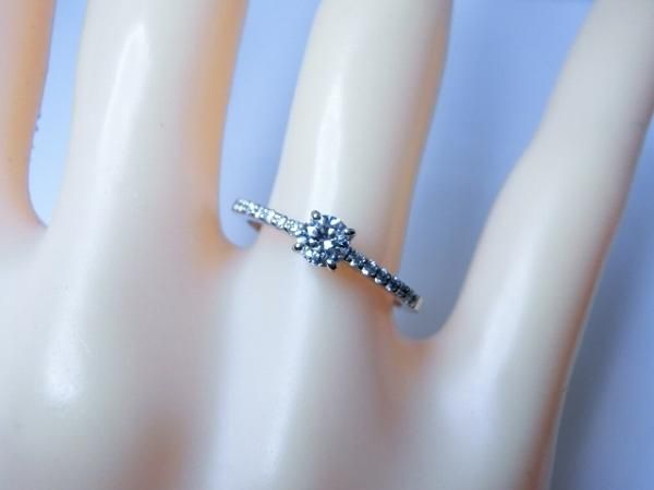 Dカラーダイヤモンドリング D 0.265ct D-VS2-3EX D 0.11ct Dカラーダイヤモンドリング D 0.265ct D-VS2-3EX D 0.11ct