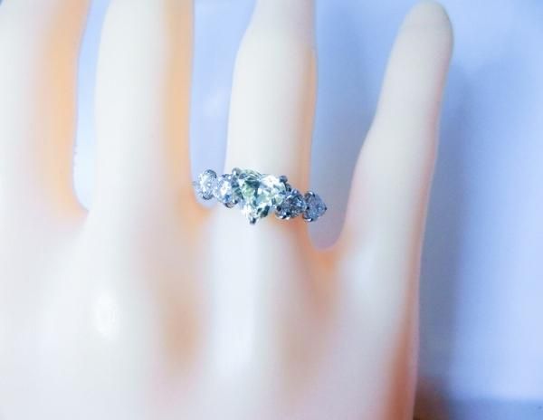 ハートシェイプダイヤモンドリング D 1.01ct LY-SI1 D 0.70ct ハートシェイプダイヤモンドリング D 1.01ct LY-SI1 D 0.70ct