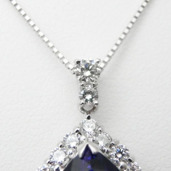 トリリアントタンザナイト ダイヤモンドネックレス TA 3.54ct D トリリアントタンザナイト ダイヤモンドネックレス TA 3.54ct D