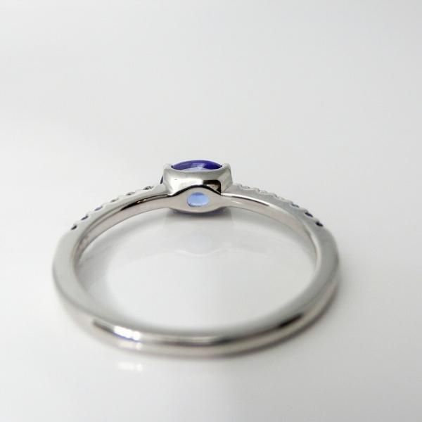 タンザナイト ダイヤモンド サファイアリング TA 0.49ct D 0.06 タンザナイト ダイヤモンド サファイアリング TA 0.49ct D 0.06