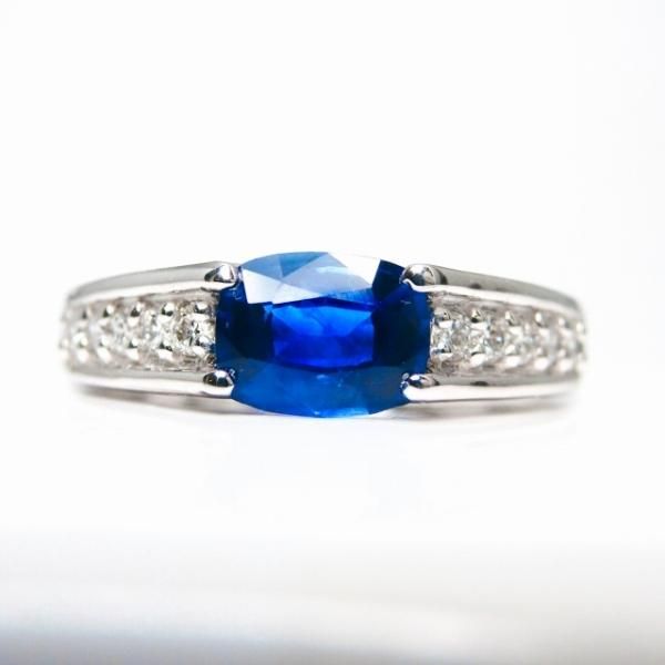 コーンフラワーカラーサファイア ダイヤモンドリング SA 0.75ct コーンフラワーカラーサファイア ダイヤモンドリング SA 0.75ct