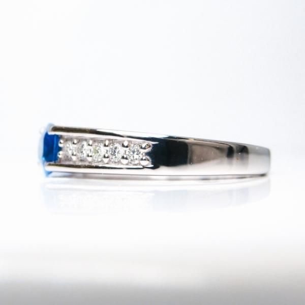 コーンフラワーカラーサファイア ダイヤモンドリング SA 0.75ct コーンフラワーカラーサファイア ダイヤモンドリング SA 0.75ct