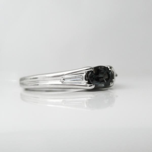 ブラジル産アレキサンドライト ダイヤモンドリング AX 0.38ct D ブラジル産アレキサンドライト ダイヤモンドリング AX 0.38ct D