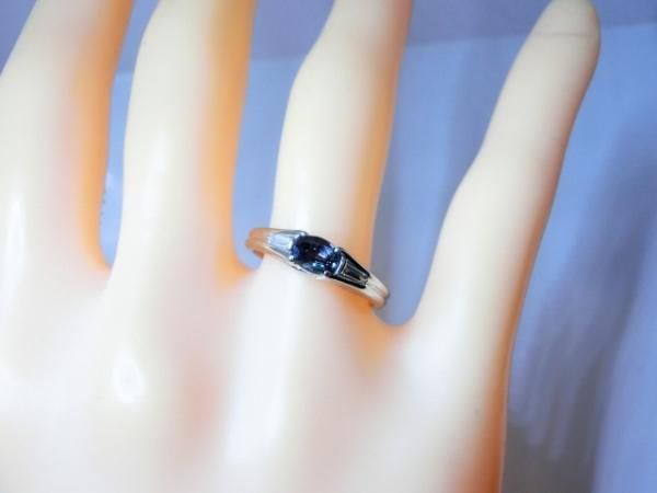 ブラジル産アレキサンドライト ダイヤモンドリング AX 0.38ct D ブラジル産アレキサンドライト ダイヤモンドリング AX 0.38ct D