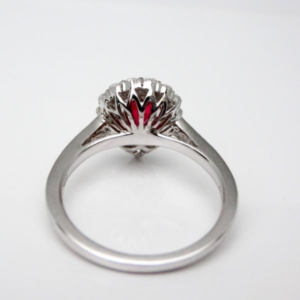 ルビー ローズカットダイヤモンドリング R 0.77ct D 0.24ct D ルビー ローズカットダイヤモンドリング R 0.77ct D 0.24ct D