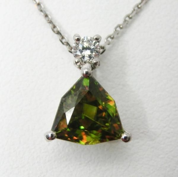 ȥꥢȥե ɥͥå쥹 SH 1.06ct D 0.08ct 40cm Pt900