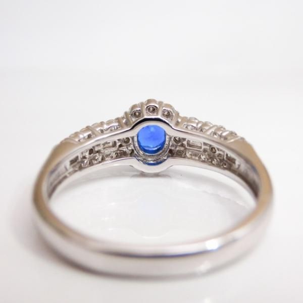 アウイナイト ダイヤモンドリング HA 0.297ct D 0.50ct Pt900 日 アウイナイト ダイヤモンドリング HA 0.297ct D 0.50ct Pt900 日