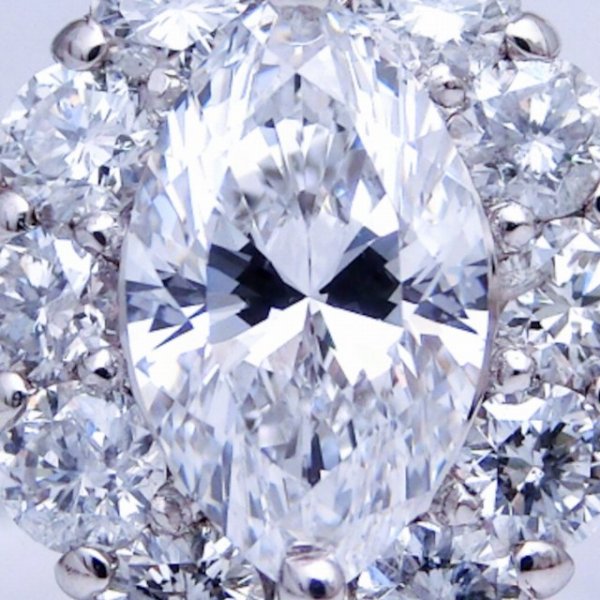 最高級 ダイヤモンド 0.745ct Pt900 マーキス ダイヤ リング 指輪