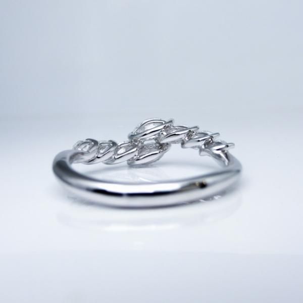 特選マーキスカットダイヤモンドリング D 0.90ct K18WG