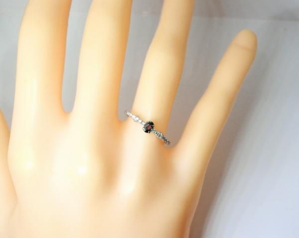 アレキサンドライト ダイヤモンドリング AX 0.14ct D 0.10ct Pt900 アレキサンドライト ダイヤモンドリング AX 0.14ct D 0.10ct Pt900