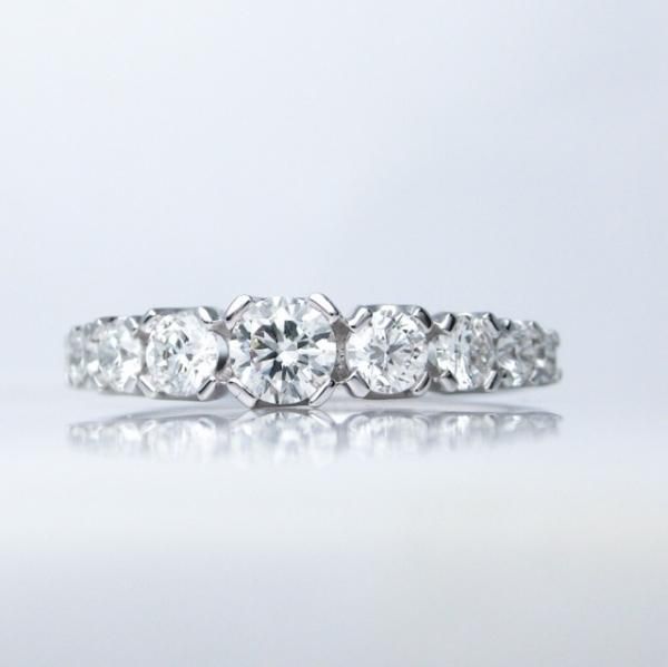 ɥ D 0.91ct K18WG BOUTIQUE LINE