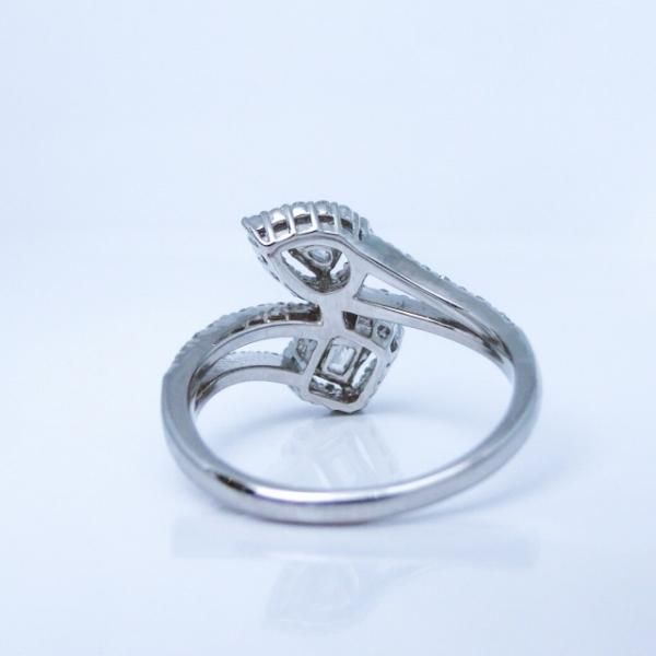 Dカラーダイヤモンドトワエモアリング D 0.183ct D-SI1 D 0.18ct