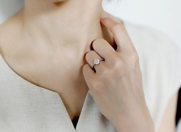 アーガイル産ピンクダイヤモンド H&Cダイヤモンドリング D 0.104 アーガイル産ピンクダイヤモンド H&Cダイヤモンドリング D 0.104