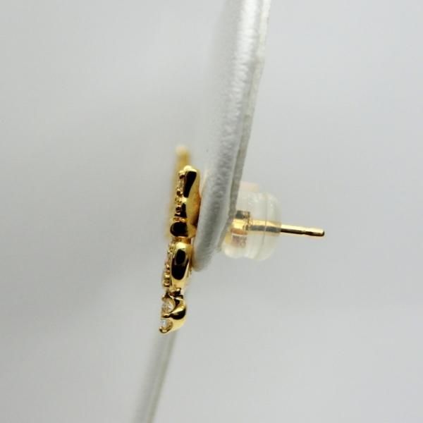 白猫ダイヤモンドピアス D 0.26ct K18YG 白猫ダイヤモンドピアス D 0.26ct K18YG